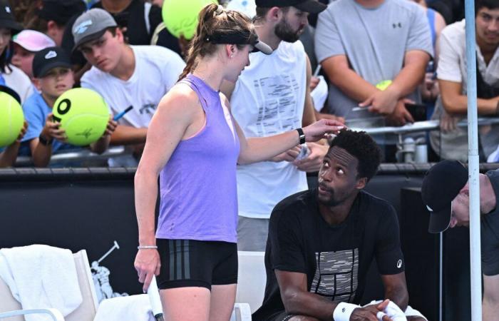 Gaël Monfils and Elina Svitolina, love on the court