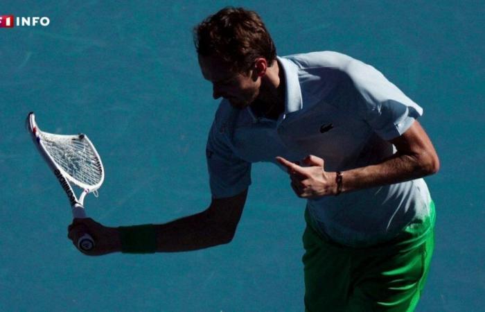 Australian Open: camera destroyed, argument with the referee… Daniil Medvedev sanctioned by a heavy fine