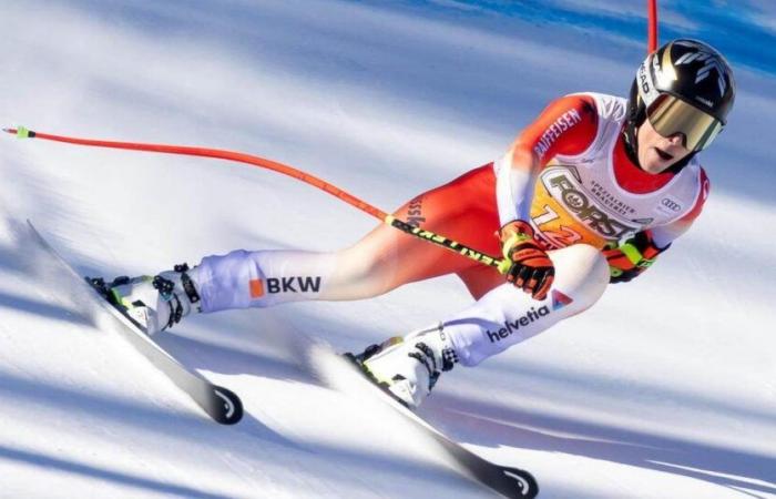 Lara Gut-Behrami (2nd) and Corinne Suter (3rd) reached the podium during the Super-G in Cortina. The victory went to the Italian Federica Brignone – rts.ch