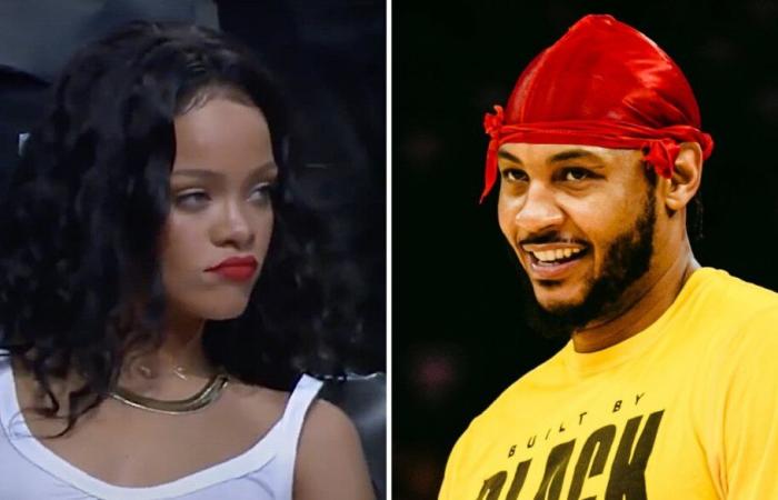 10 years later, Carmelo Anthony reveals behind the scenes of his buzz with Rihanna: “She was…