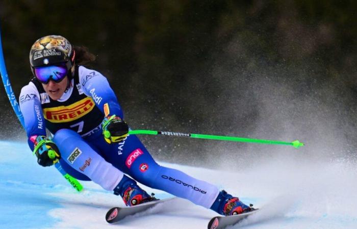 Alpine skiing: only Brignone resists the Swiss