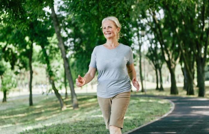 With brisk walking, rush towards health