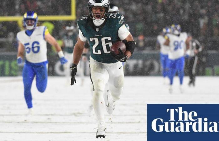 Blistering Barkley and Eagles ice Rams in the snow to reach NFC championship game | NFL