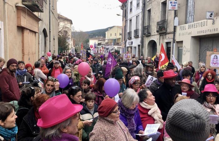 GANGES 250 people marched for the right to abortion and the return to motherhood