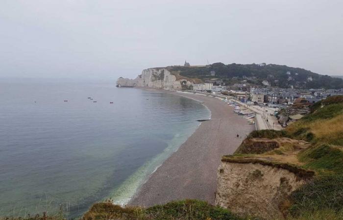 A body found at the foot of a cliff in Étretat: the Dragon 76 helicopter mobilized