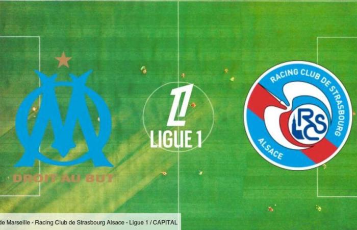 at what time and on which channel to watch the match between Marseille and Strasbourg this evening?