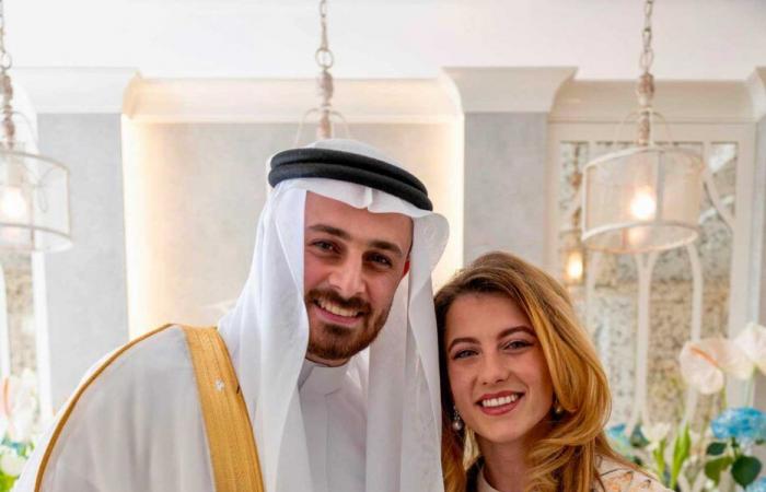 Princess Sara of Jordan celebrates her engagement in the presence of King Abdullah II