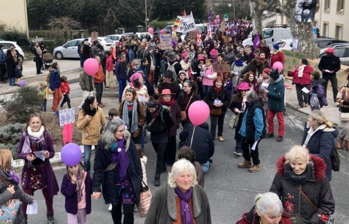 GANGES 250 people marched for the right to abortion and the return to motherhood