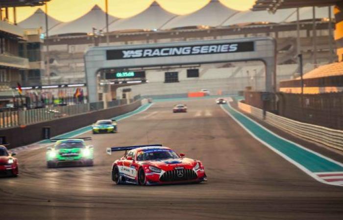 24 H SERIES. AT THE 6 HOURS OF ABU DHABI, POLE AND DOUBLE FOR MERCEDES AT YAS MARINA