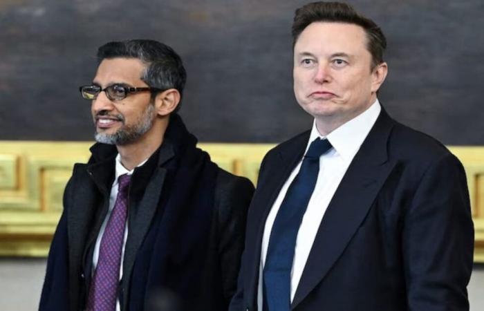 Tech Billionaires Sundar Pichai And Elon Musk Chat At Trump’s Inauguration