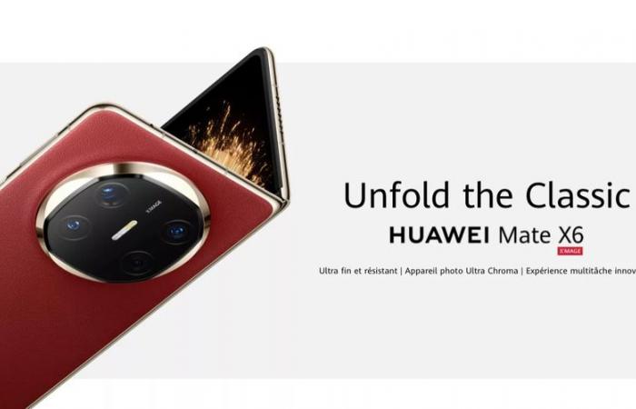 HUAWEI Mate X6: the new foldable smartphone combining design, durability and unrivaled performance