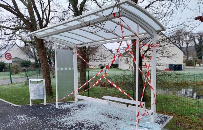 Vandalized bus shelters, stoned school buses, HS distributor… wave of vandalism in this town of 44