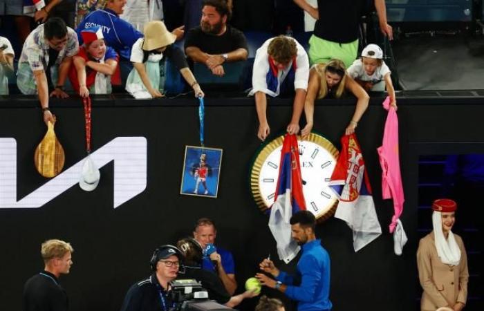 Tony Jones apologizes to Novak Djokovic (Australian Open)