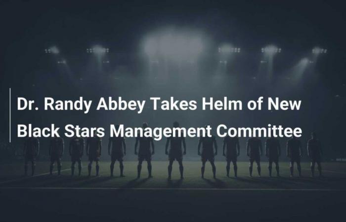 Dr. Randy Abbey Takes Head of New Black Stars Management Committee