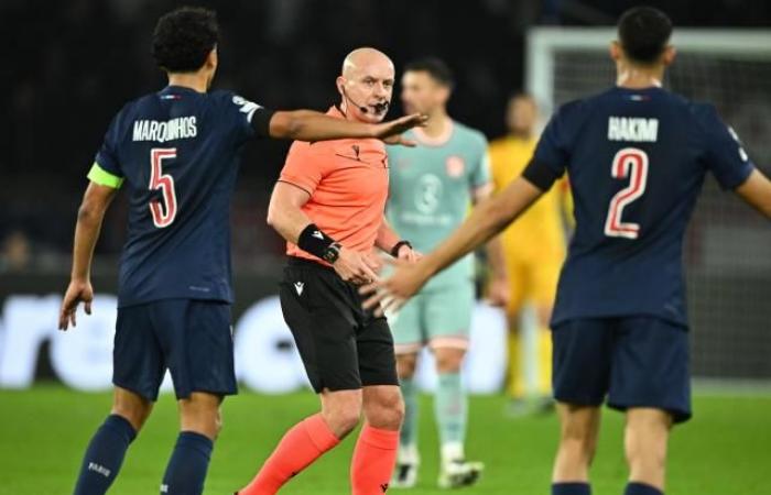 The experienced Szymon Marciniak on the whistle for PSG-Manchester City in the Champions League