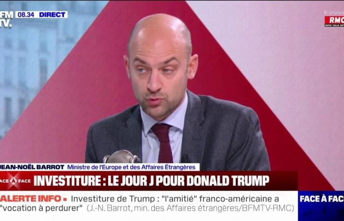 “The friendship between France and the United States is intended to endure,” declares Jean-Noël Barrot