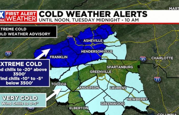 Extreme to cold weather alerts explained