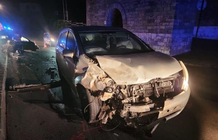 Head-on collision under the Chaumont viaduct