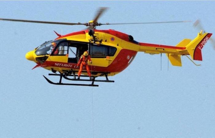 After an accident in Orne, a pedestrian airlifted in serious condition