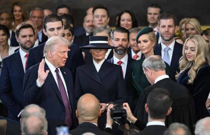 Trump Takes Oath Of Office