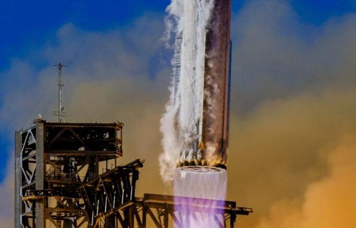 Starship: breathtaking photos of the capture of the giant rocket