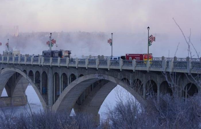 Sewage spilled into the South Saskatchewan River after a fire