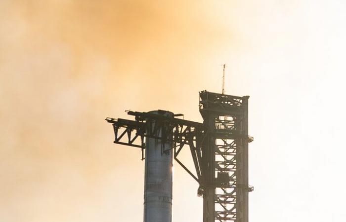 Starship: breathtaking photos of the capture of the giant rocket