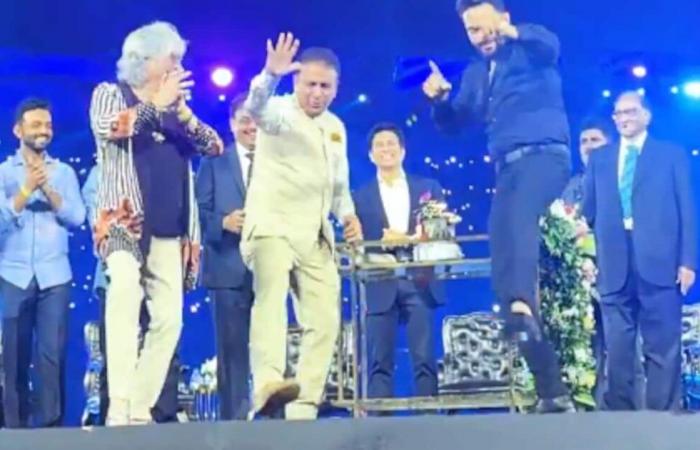 Sunil Gavaskar Treats Fans With Dance Moves On Om Shanti Om, Sachin Tendulkar Does This – Watch