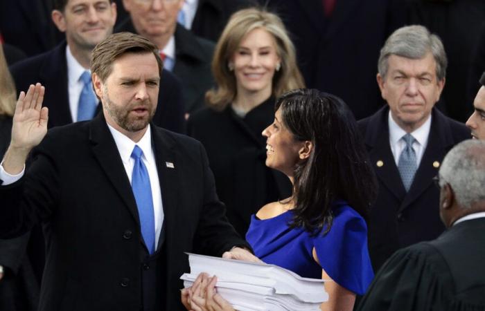 JD Vance Sworn In On Stack Of Printed 4chan Greentexts