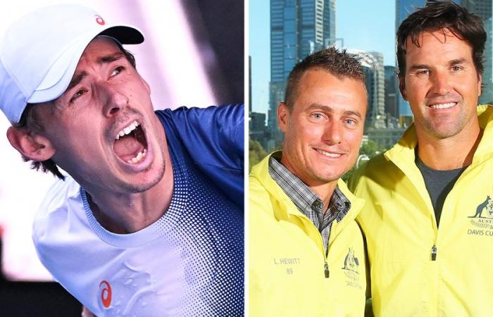 Pat Rafter’s warning for Alex de Minaur amid Lleyton Hewitt detail behind campaign