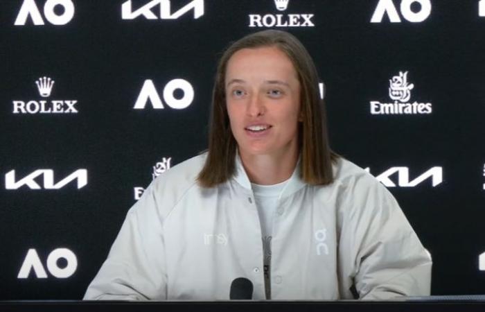 Tennis. Australian Open – Iga Swiatek, an 87th bagel: “I’m aware of it”