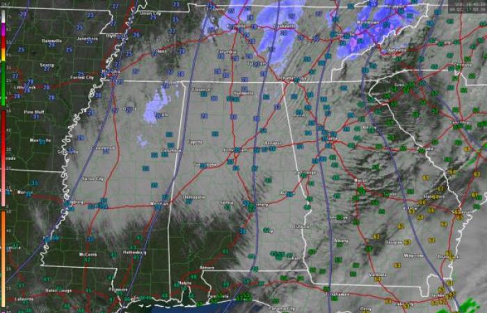 Cold and Blustery Sunday : The Alabama Weather Blog