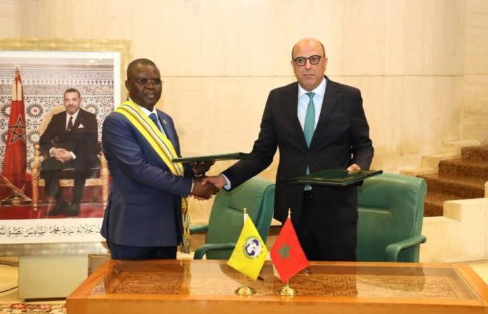 The House of Advisors signs a memorandum of understanding with the CEMAC Parliament