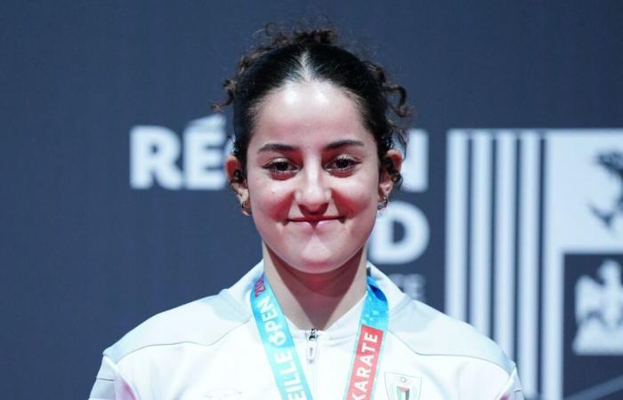 Palestinian Bisharat wins gold at the Marseille Open Karate Championships