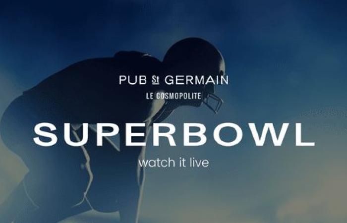 Superbowl 2025 broadcast in Paris – Le Pub Saint Germain – Paris, 75006