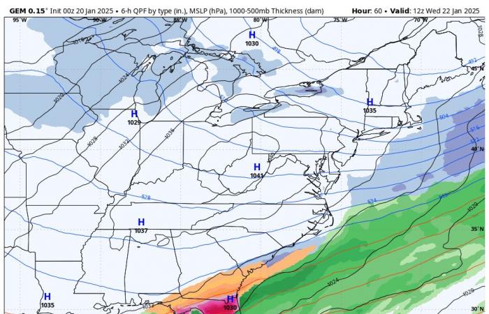 January 20 Weather Cold Weather Advisory And Gulf Coast Snowstorm