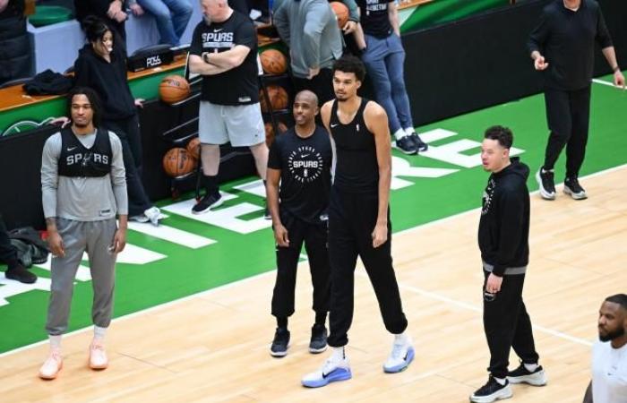 First training in Paris for Victor Wembanyama and the San Antonio Spurs