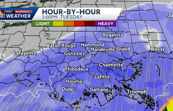 Southeast Louisiana and New Orleans snow warnings in place