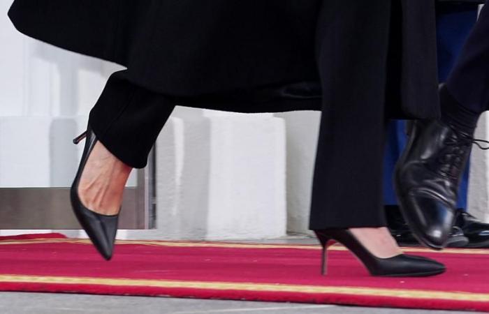 Kamala Harris Goes the Classic Route in Black Leather Pumps for Donald Trump’s Inauguration 2025