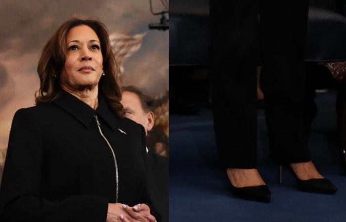 Kamala Harris Goes the Classic Route in Black Leather Pumps for Donald Trump’s Inauguration 2025