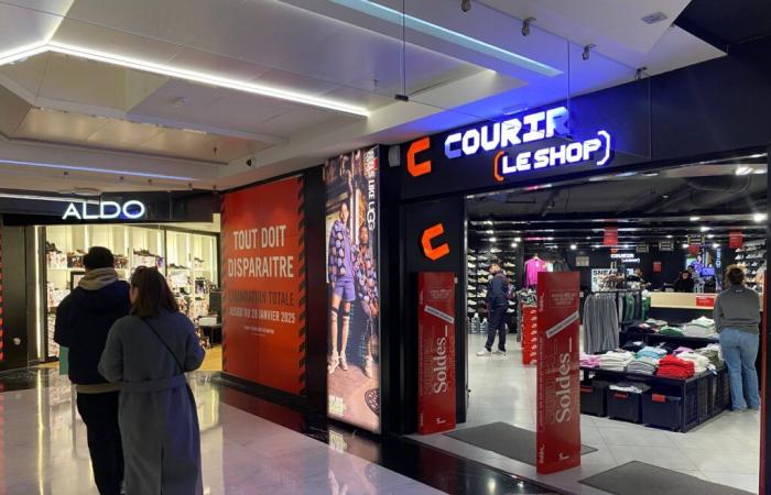 The Courir and Aldo stores close in Nicetoile, a large German brand sets up in their place