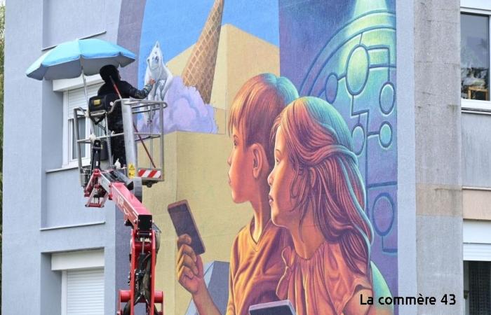 Golden Street Art 2024: a new fresco from Aurec-sur-Loire in the running