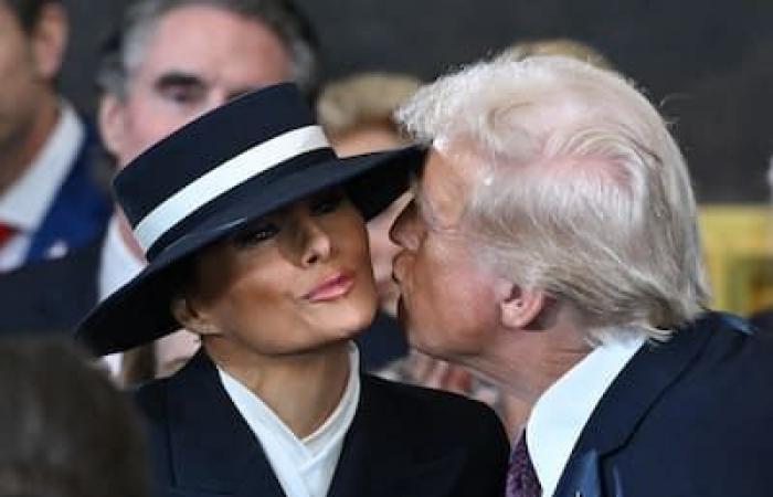 IN PICTURES | Huge hat and navy blue dress: Melania Trump’s outfit at her husband’s inauguration provokes strong reactions