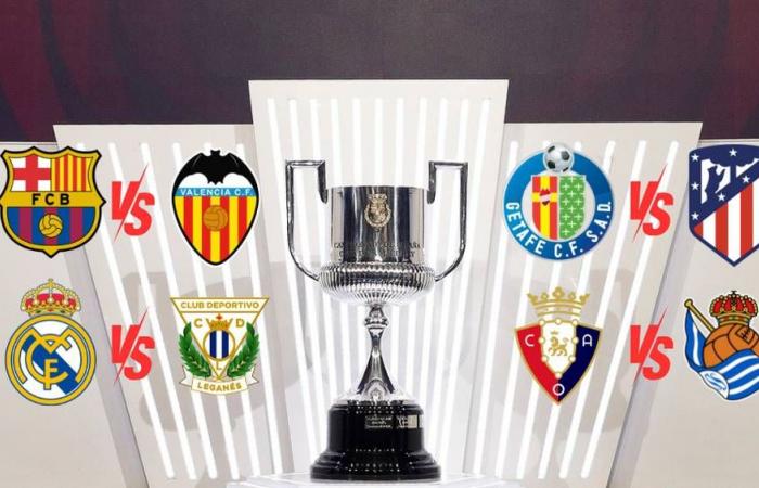 Copa del Rey quarter-final draw: Barcelona vs. Valencia and Real Madrid vs. Leganes – Elbotola