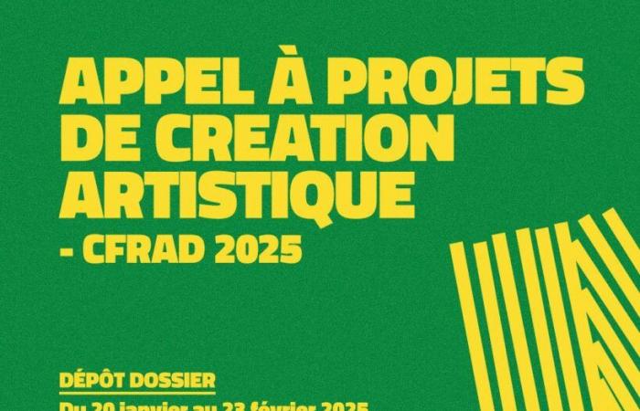 Call for artistic creation projects 2025: artists called to revitalize Cfrad