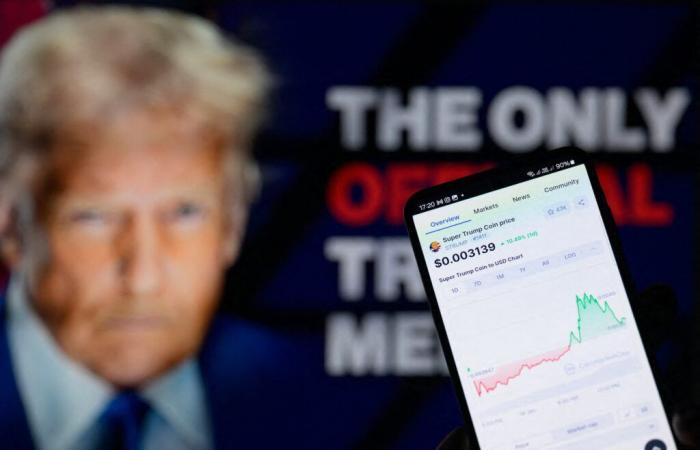 Barely invested, Donald Trump promotes his own cryptocurrency