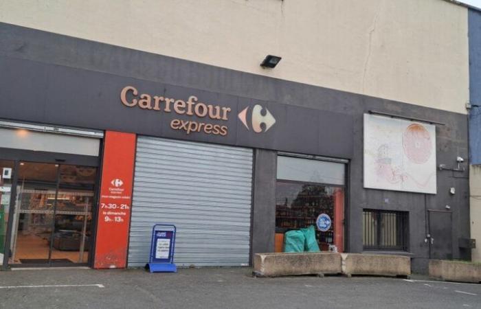 A Carrefour express robbed for the second time in six months in Loire-Atlantique