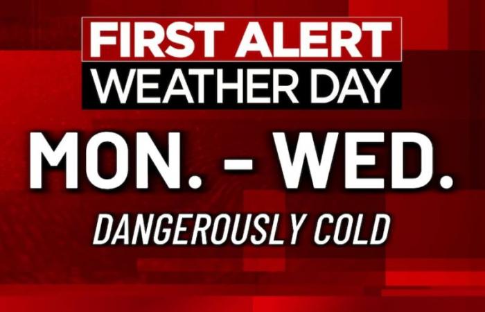 Dangerously cold wind chills expected