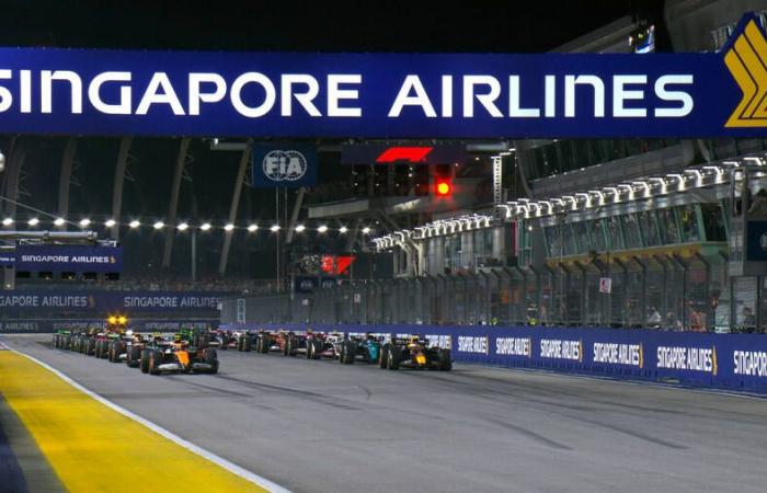 Singapore Airlines continues its sponsorship of the Singapore Formula 1 Grand Prix