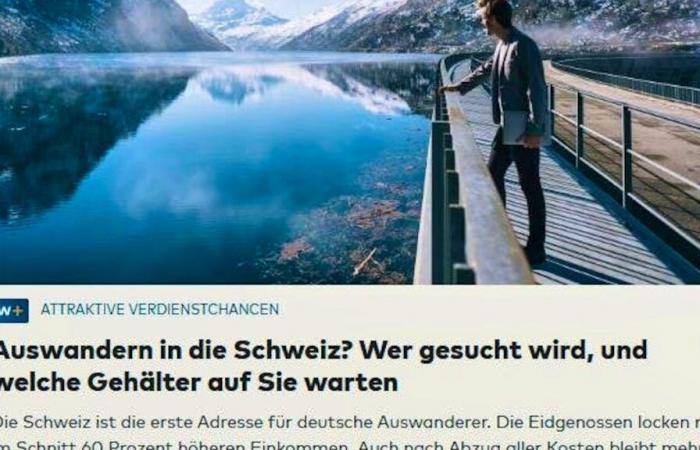 “Welt” advises Germans who want to emigrate to Switzerland